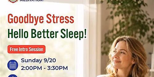 Goodbye Stress! Hello Better Sleep!