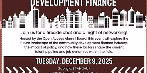 The Future of Community Development Finance and the Talent Pipeline