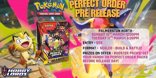 Pokemon - Perfect Order Pre Release!