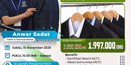 Kelas Laundry Profesional-Laundry Satuan Premium