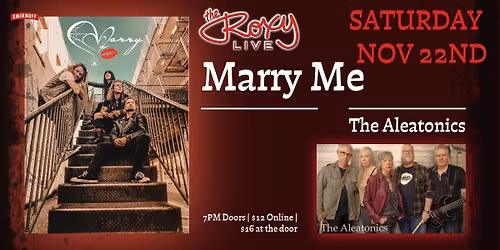 MARRY ME \/ THE ALEATONICS