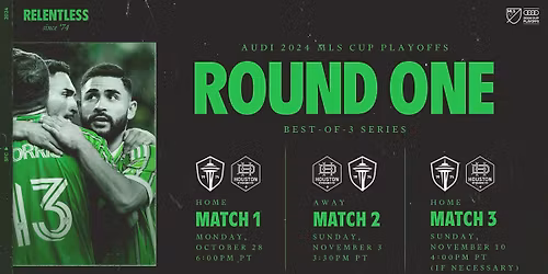 MLS Cup Round 1: TBD at Seattle Sounders FC (Home Game 1)
