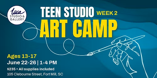 \ud83c\udfa8 Teen Studio Camp (Ages 13\u201315) 