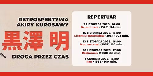 RETROSPEKTYWA Akiry Kurosawy: Droga przez czas