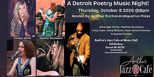 A Detroit Poetry Music Night
