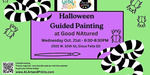 Halloween Guided Painting at Good NAtured 10\/21\/2026