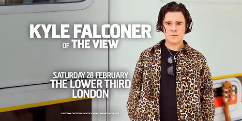 Kyle Falconer (of The View) at The Lower Third, London