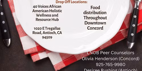 "Leave No One Behind" Unsheltered Outreach Program Christmas WARM Lunch MEAL Tuesday, December 23, 2