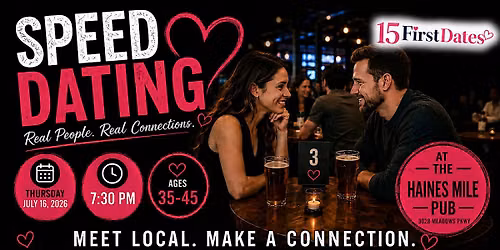 Saskatoon Speed Dating (Age 35-45)