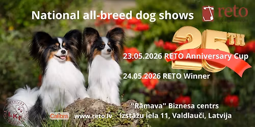 National all-breed dog shows 23.-24.05.2026 (2xCAC)