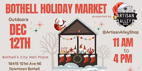 Bothell Holiday Market by Artisan Alley PNW