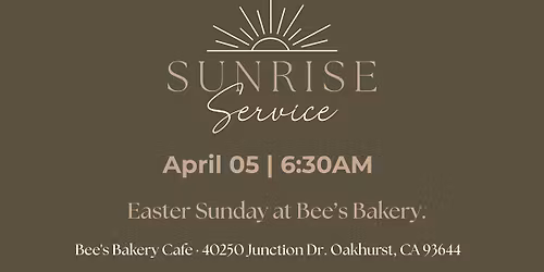 Easter Sunrise Service