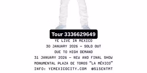 Kanye West tour Guadalajara