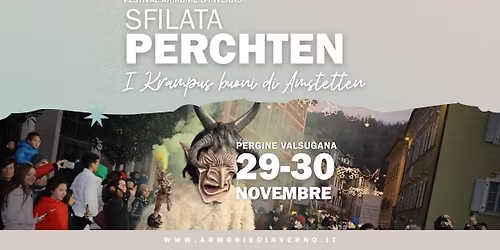 I PERCHTEN – I “KRAMPUS BUONI” A PERGINE