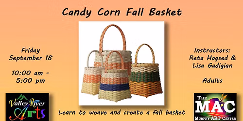 Candy Corn Fall Basket