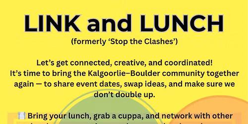 LINK and LUNCH (formerly Stop the Clashes)