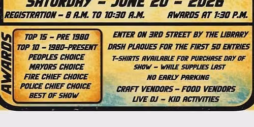 2026 Downtown Decatur Days Car Show 