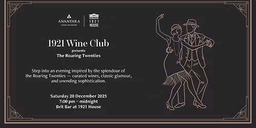 1921 Wine Club: The Roaring Twenties
