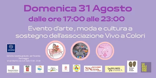 Donna & Colore nel borgo di Poggio delle Corti - il paese delle Porte Dipinte