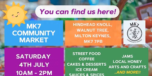 MK7 Community Market - Saturday 4th July