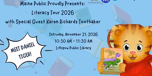 Maine Public Presents Literacy Tour 2026 with Karen Richards Toothaker