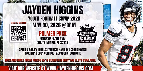 Jayden Higgins Football Camp 2026