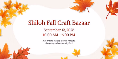 Shiloh Fall Craft Bazaar