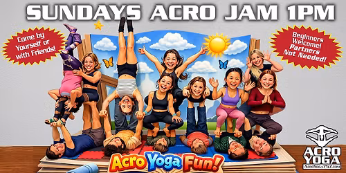 Sunday Acro Yoga Jam & Instruction 1pm - Va Beach