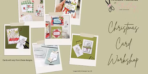 Christmas Card Workshop - All Skill Levels - All Welcome
