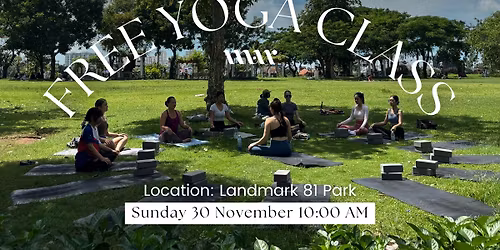 FREE YOGA IN THE PARK | L\u1edaP YOGA MI\u1ec4N PH\u00cd T\u1ea0I C\u00d4NG VI\u00caN