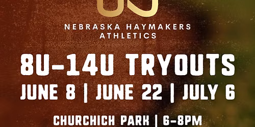 Nebraska Haymakers 2027 Baseball Tryouts