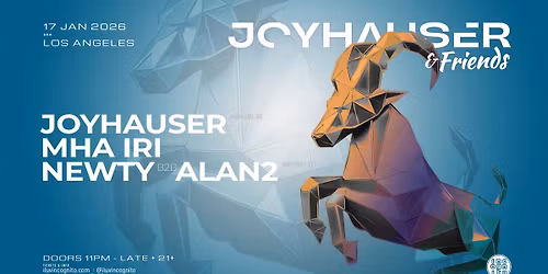 INCOGNITO presents JOYHAUSER & Friends: Joyhauser, Mha Iri & more