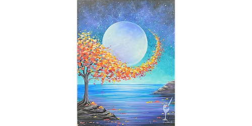 Autumn Moonlight - Paint and Sip in San Antonio | Classpop!\u2122