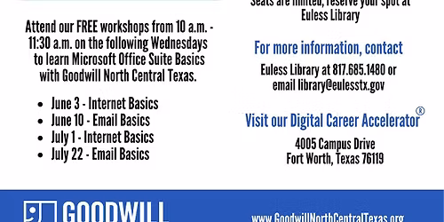 Free Basic Computer Classes - Euless Library