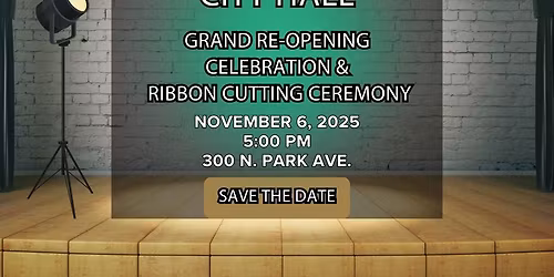 City Hall Grand Re-Opening "Light Up the Night" 