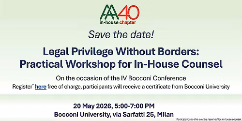 Legal Privilege Without Borders:  Practical Workshop for In-House Counsel