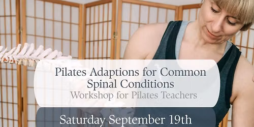 Pilates adaptations for common Spinal Conditions With Chartered Pilates Physio Mary Thornton