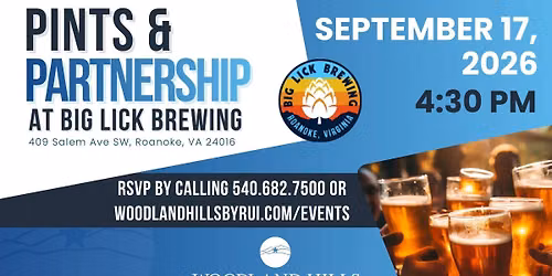 Pints + Partnerships at Big Lick Brewing