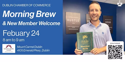 New Member Welcome Morning Brew Business Breakfast hosted by Mount Carmel Dublin
