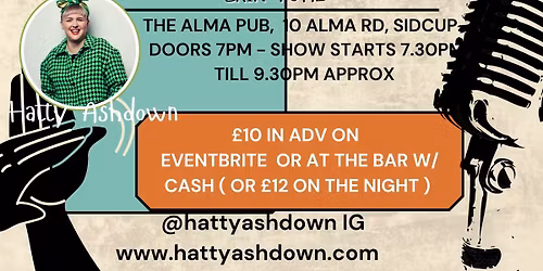 Alma laughs Comedy Club -14th Nov 2025