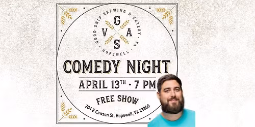 Patrick Logan Comedy @ Good Ship Brewing & Eatery