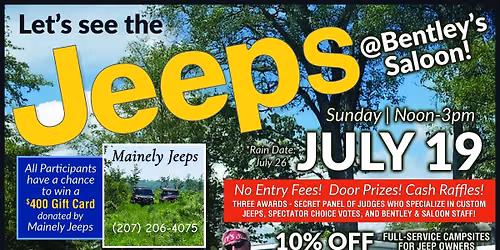 Bentley's 2nd Annual Jeep Show
