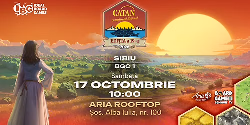 Campionatul Na\u021bional de Catan: Etapa Local\u0103 Sibiu 2026