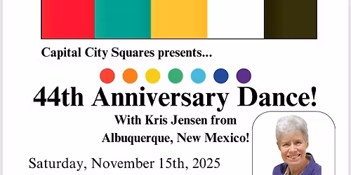 44th Anniversary Square Dance with Kris Jensen!