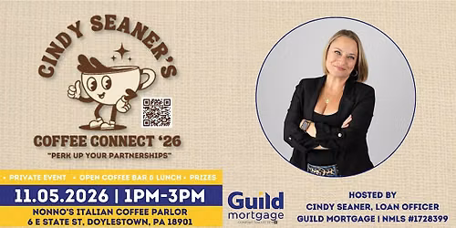 Cindy Seaner's "Coffee Connect 2026" - Perk Up Your Partnerships