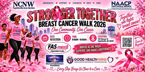 Stronger Together: Breast Cancer Walk 2026