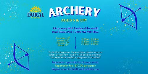 Doral Archery (3 Time Slots)- May