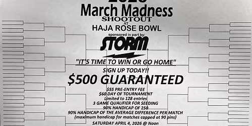2026 MARCH MADNESS SHOOTOUT