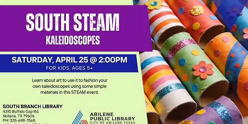 South STEAM: Kaleidoscopes (South Branch)