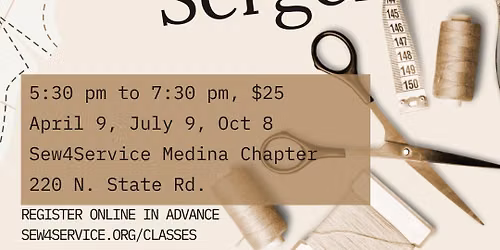 Learn to Use Your Serger
